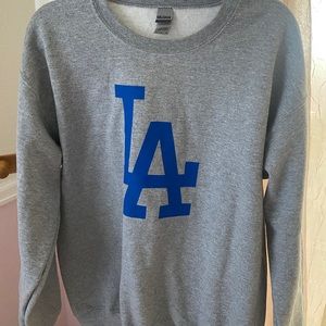 LA Dodgers Grey Crewneck